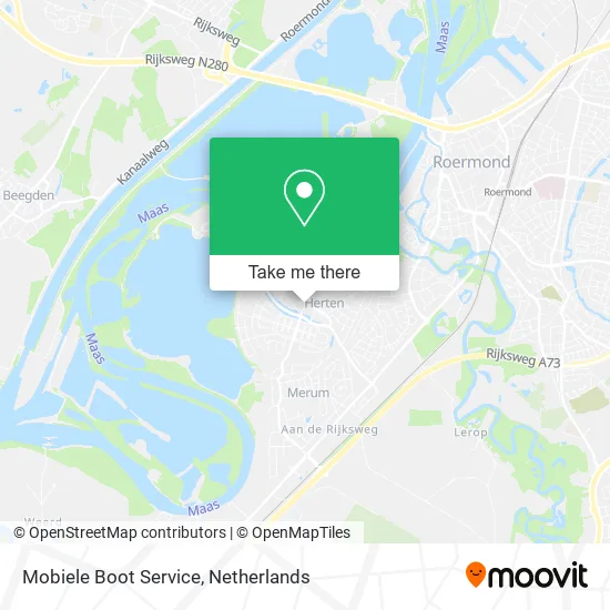Mobiele Boot Service map