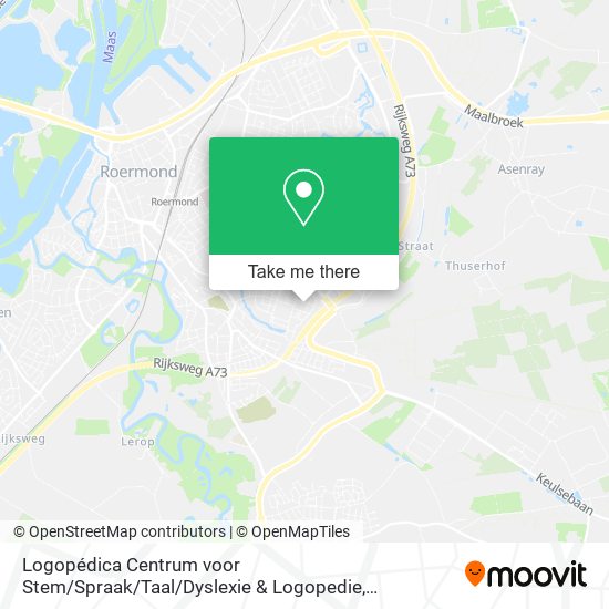 Logopédica Centrum voor Stem / Spraak / Taal / Dyslexie & Logopedie Karte