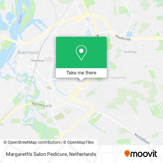Margareth's Salon Pedicure map