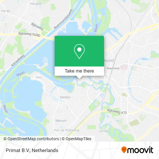 Primat B.V. map