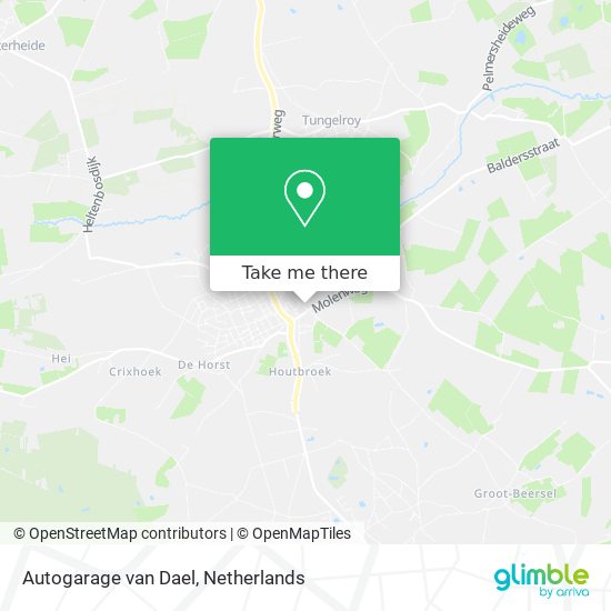 Autogarage van Dael Karte