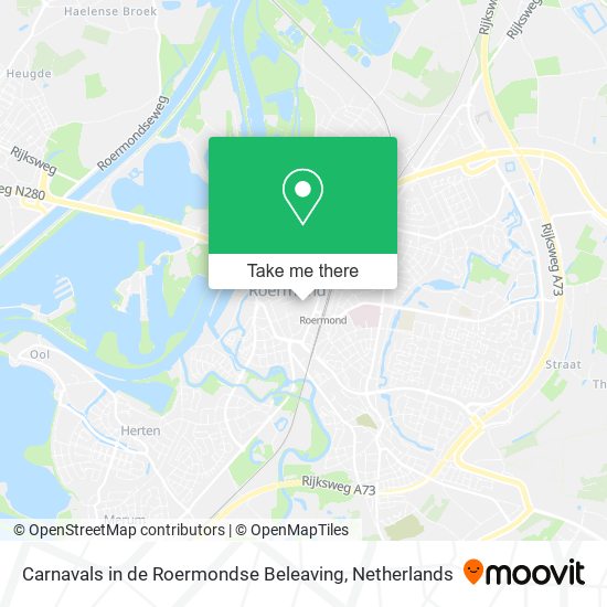 Carnavals in de Roermondse Beleaving map