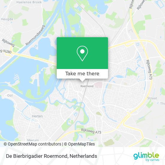 De Bierbrigadier Roermond Karte