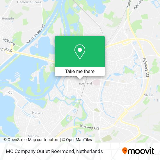 MC Company Outlet Roermond Karte