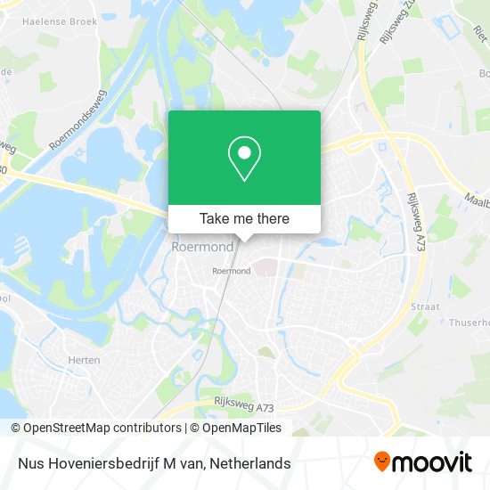 Nus Hoveniersbedrijf M van map