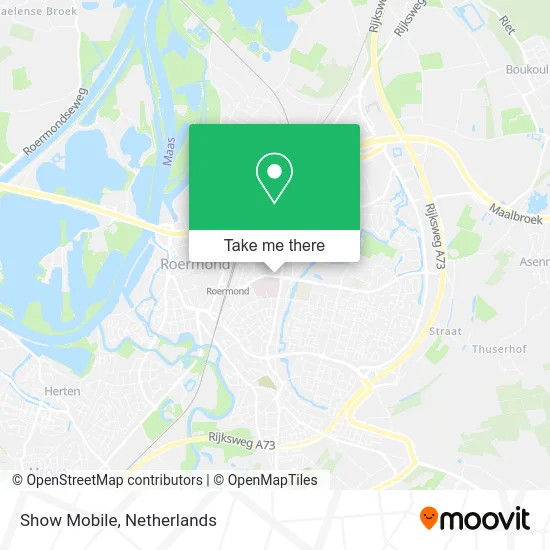 Show Mobile map