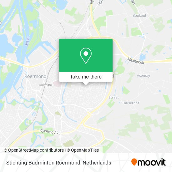 Stichting Badminton Roermond map