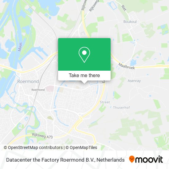 Datacenter the Factory Roermond B.V. map