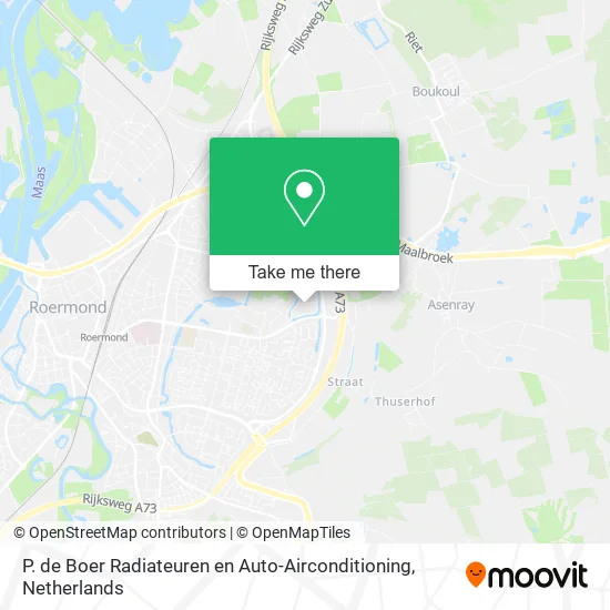 P. de Boer Radiateuren en Auto-Airconditioning map