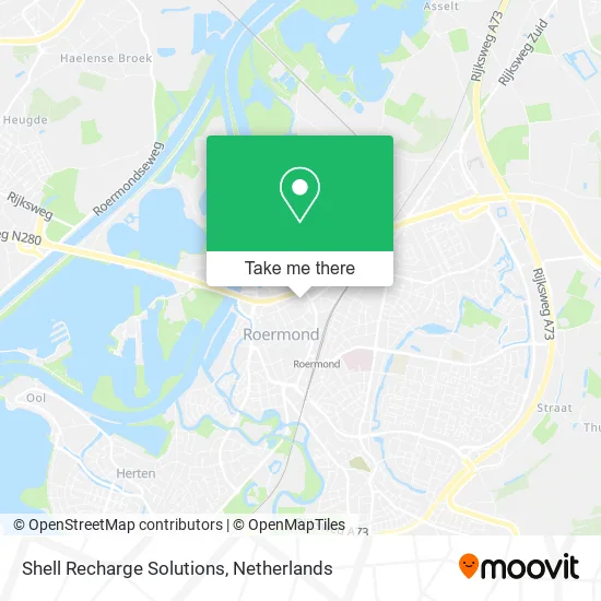 Shell Recharge Solutions map