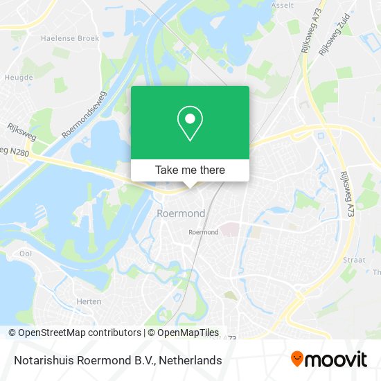 Notarishuis Roermond B.V. map