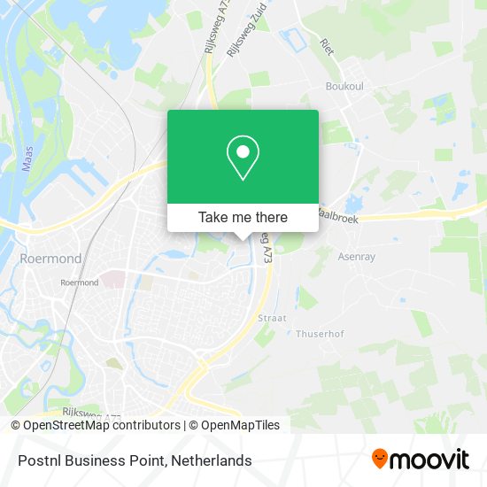 Postnl Business Point map