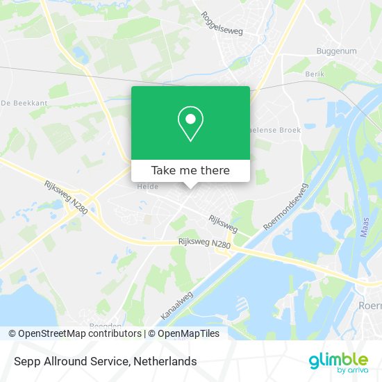 Sepp Allround Service map