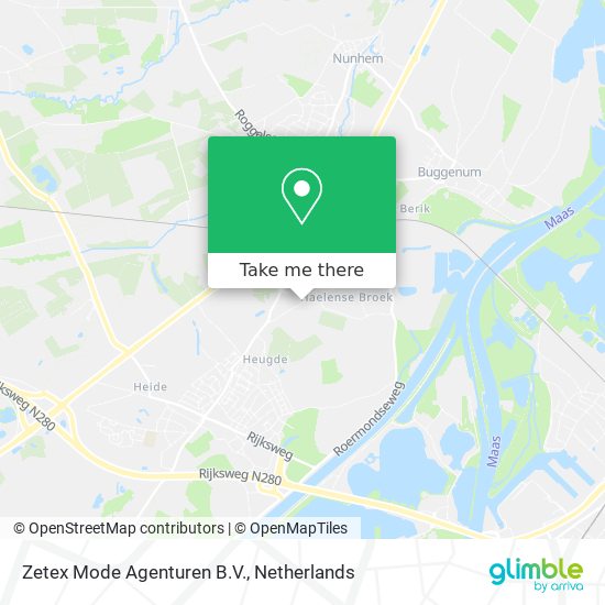 Zetex Mode Agenturen B.V. map