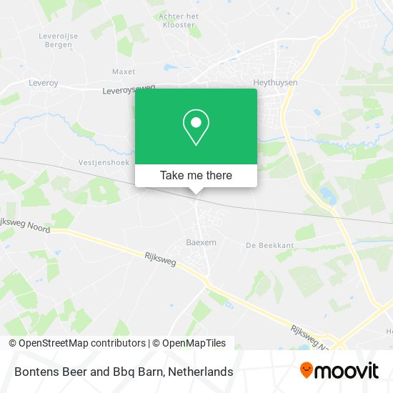 Bontens Beer and Bbq Barn map