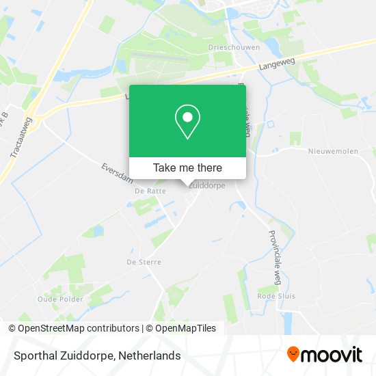 Sporthal Zuiddorpe map