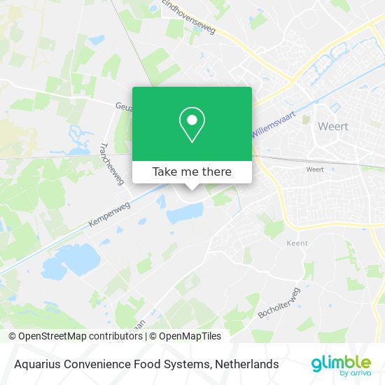 Aquarius Convenience Food Systems Karte