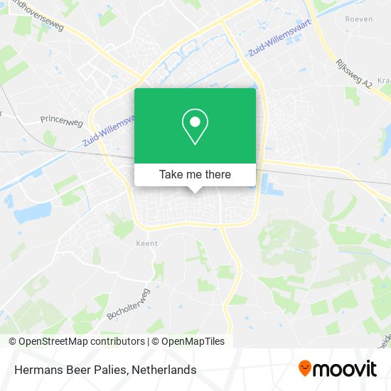 Hermans Beer Palies map