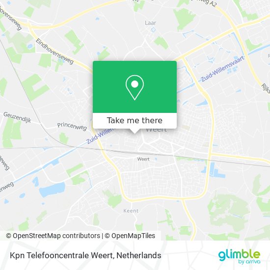 Kpn Telefooncentrale Weert map