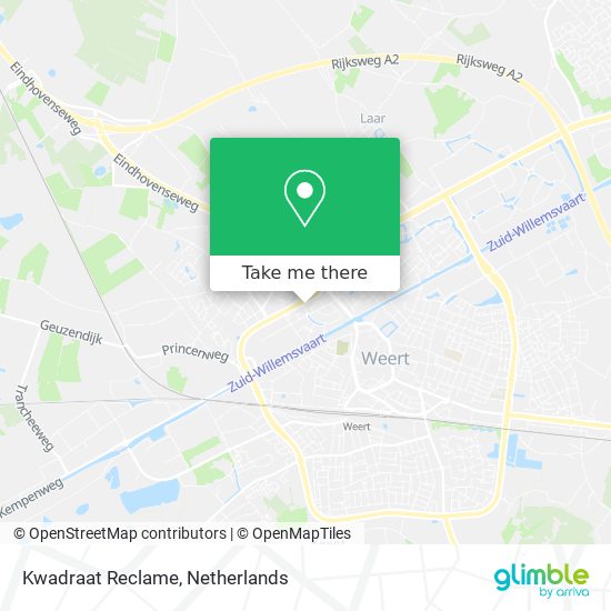 Kwadraat Reclame map