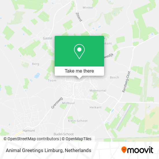 Animal Greetings Limburg map