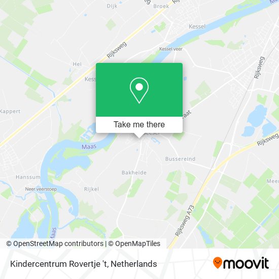 Kindercentrum Rovertje 't map