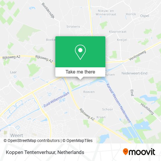 Koppen Tentenverhuur map