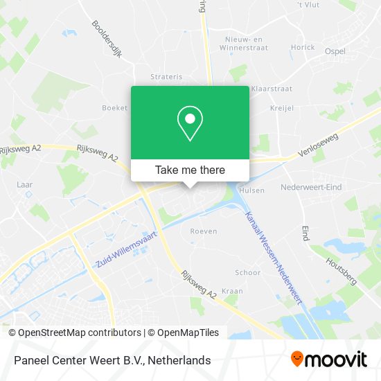 Paneel Center Weert B.V. map