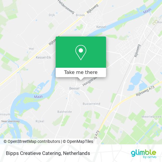 Bipps Creatieve Catering map