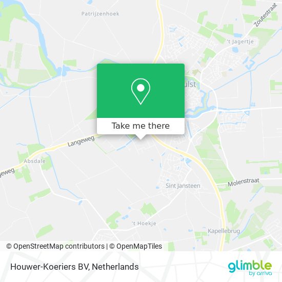 Houwer-Koeriers BV map