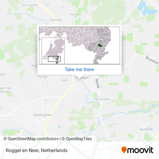 Roggel en Neer map