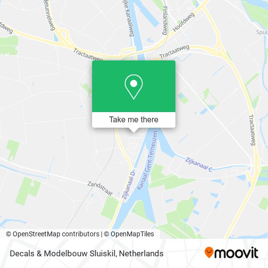 Decals & Modelbouw Sluiskil map