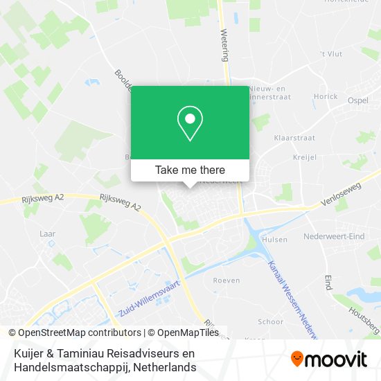 Kuijer & Taminiau Reisadviseurs en Handelsmaatschappij Karte