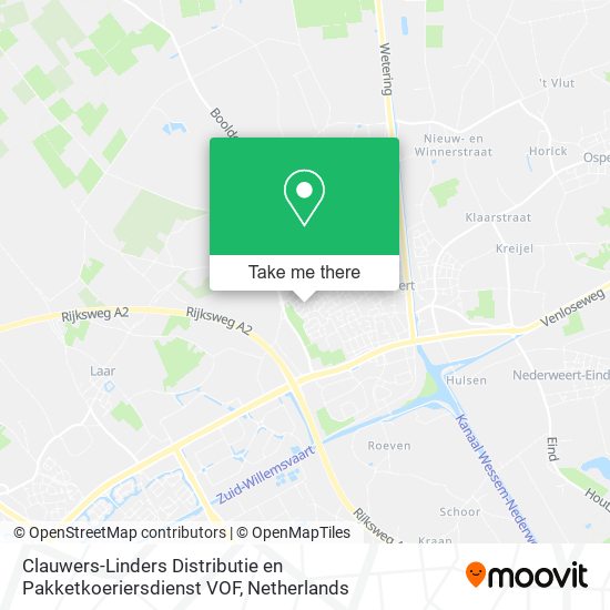 Clauwers-Linders Distributie en Pakketkoeriersdienst VOF map