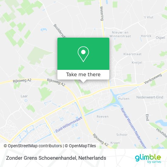 Zonder Grens Schoenenhandel map