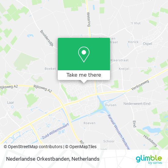 Nederlandse Orkestbanden Karte