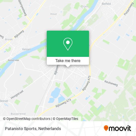 Patanisto Sports map