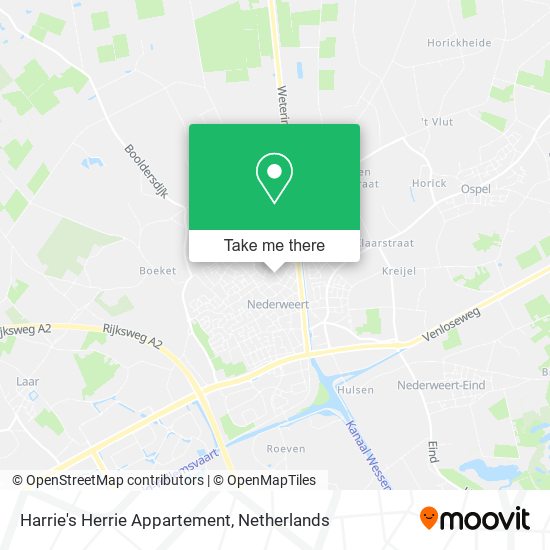 Harrie's Herrie Appartement map