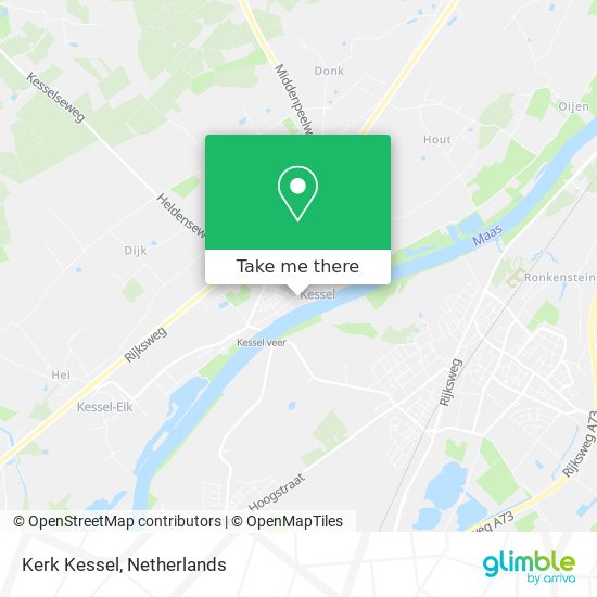 Kerk Kessel Karte