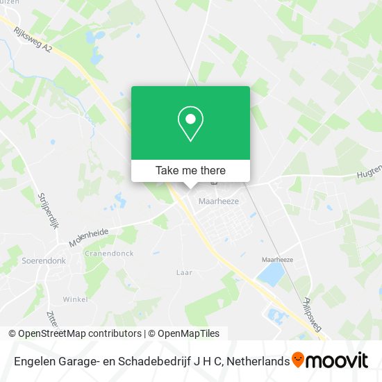 Engelen Garage- en Schadebedrijf J H C map
