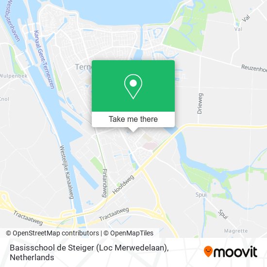 Basisschool de Steiger (Loc Merwedelaan) map