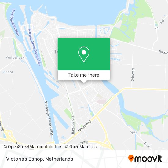 Victoria's Eshop map