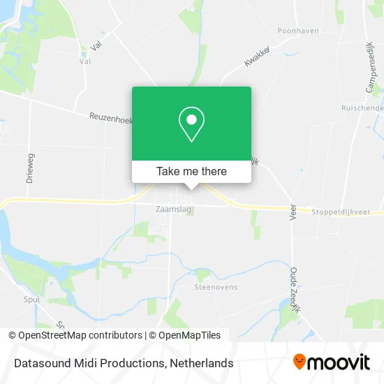 Datasound Midi Productions map