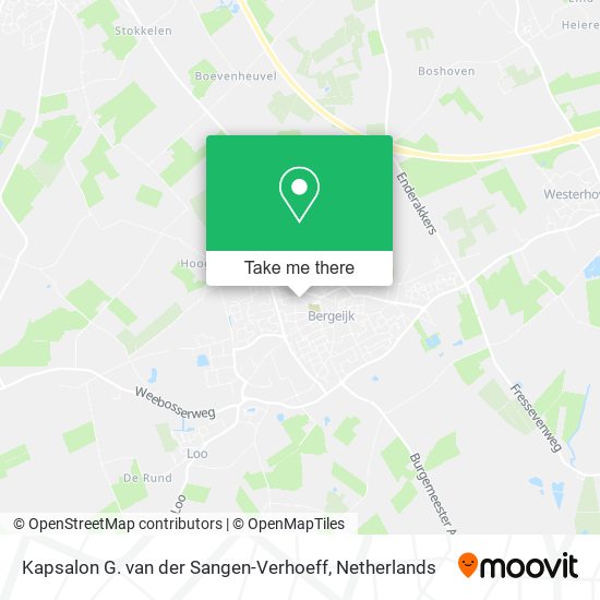 Kapsalon G. van der Sangen-Verhoeff map