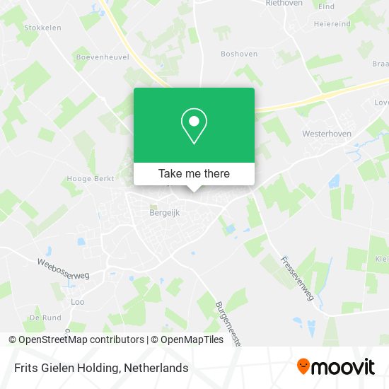 Frits Gielen Holding map