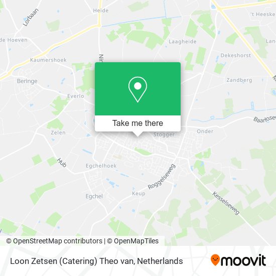 Loon Zetsen (Catering) Theo van map