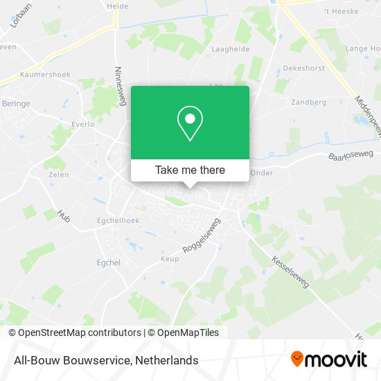 All-Bouw Bouwservice map