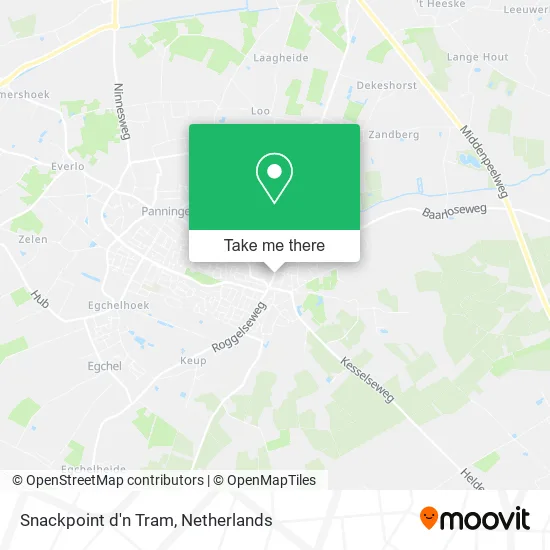 Snackpoint d'n Tram map