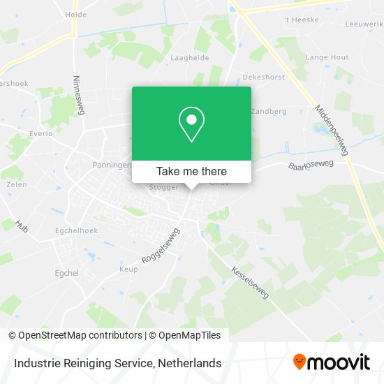 Industrie Reiniging Service map