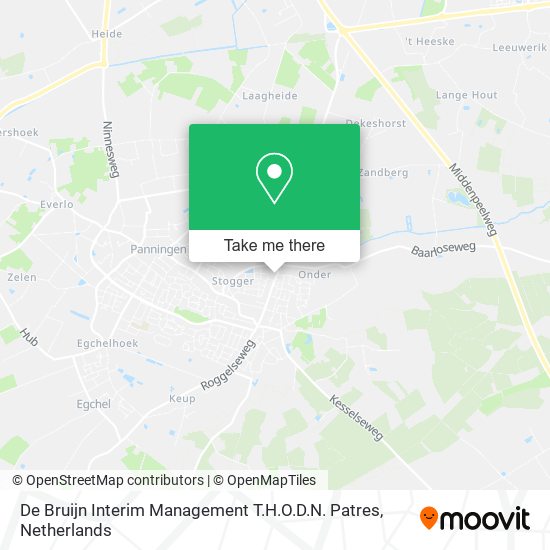 De Bruijn Interim Management T.H.O.D.N. Patres map